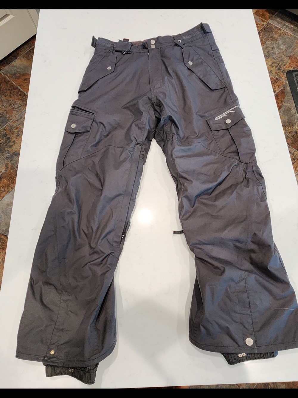 686 Smarty Black Snow Pants With Detachable Liner - Men's Small